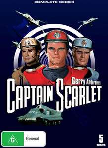 Gerry Andersons Captain Scarlet NEW PAL Cult 5 DVD Set  