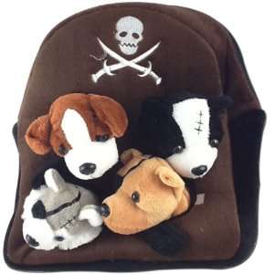   Puppy Dogs Pirates Animal Backpack Pretend Playset For Preschoolers
