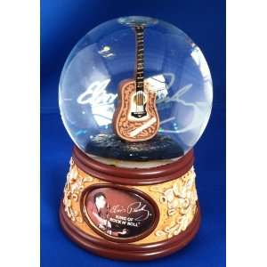  Elvis Guitar Music Globe   25th Anniversary   Heartbreak 