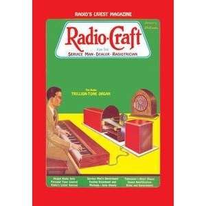  Vintage Art Radio Craft The Radio Trillion Tone Organ 