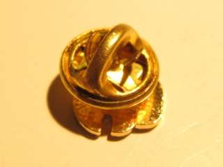 Vintage gold tn panda bear enamel tack/ lapel pin  
