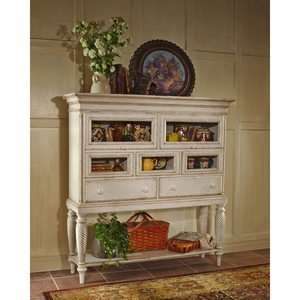    Hillsdale Wilshire Sideboard Cabinet Antique White