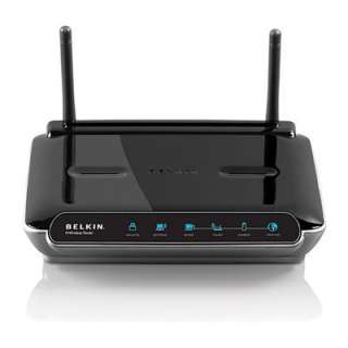 Belkin 300 Mbps 4 Port 10/100 Wireless N Router PC & MAC F5D8233 4 802 