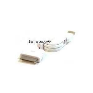Apple iPod Photo Retractable 2 In 1 USB Data Hotsync & Charging Cable 