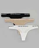    Emporio Armani Thong, Lilla Microfiber  