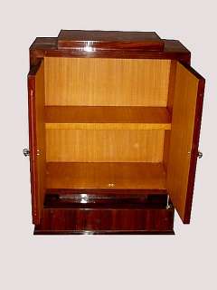 LARGE inlaid Art Deco style cabinet BAR  