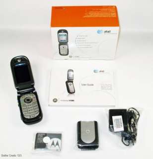   V365 Unlocked Rugged Flip Cell Phone PTT NIB ATT 0723755935211  