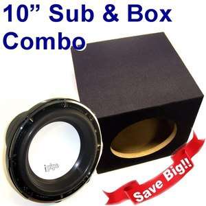 10 AUDIOPIPE TXX AP10 WHITE SUB & BLACK BOX BASS COMBO  