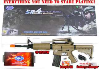   M4 S Series Desert Combat Semi/Full Auto Electric Rifle   Metal GB