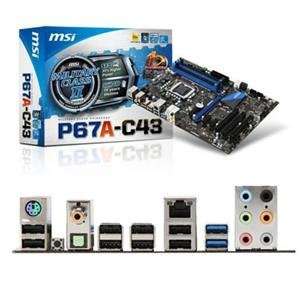  MSI P67S C43 (B3) Desktop Motherboard   Intel   Socket H2 