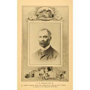  1893 Print S. M. Babcock Chemist Milk Test UW Wisconsin 