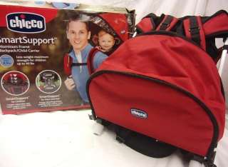   Smart Support Travel Backpack Child Infant Carrier Red New  