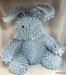 11 Stephan Baby Blue Chenille Bunny Rabbit 2006 CUTE  