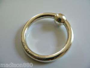   & Co Sterling Silver 1837 Circle Baby Rattle Teether Rare  