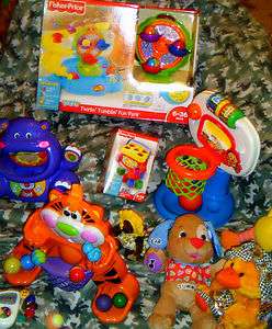 HUGE Lot of Baby/toddler toys Fisher Price Dunk Cheer basketball,Fun 