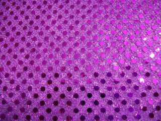 Purple confetti dot shiny sequin fabric by the yard  