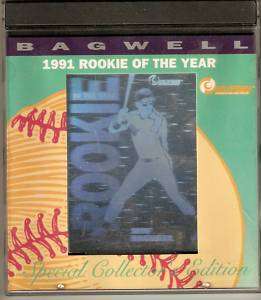 1992 Holoprism Jeff Bagwell Set 1991 Rookie Astros  