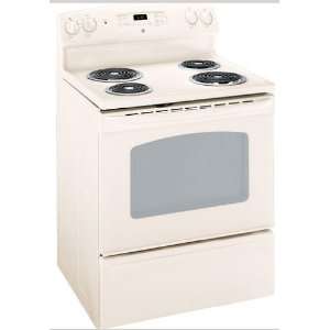    GE Bisque Freestanding Electric Range JBP28DRCC Appliances