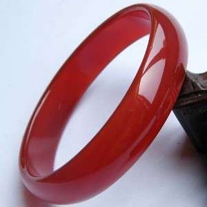 beautiful Pure Red Jade/agate bangle bracelet  