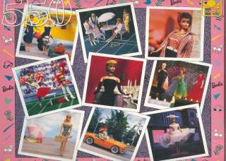 NRFB 550 pc. Interlocking Nostalgic/Vintage Barbie Puzzle  