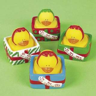DO NOT Open Until Christmas RUBBER DUCKS Ducky Presents Gifts 