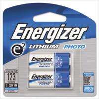 Energizer e2 Lithium Photo Batteries   2 Pack (123)  