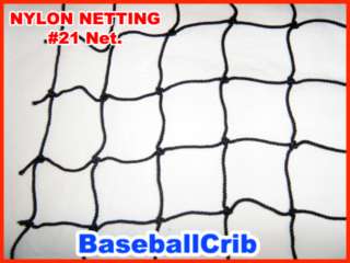 Baseball Softball Batting Cage Nylon Netting 10x10x60  