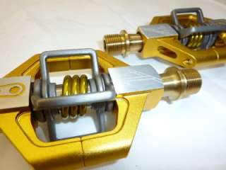 Crank Brothers Candy 11 gold bicycle pedals xc mountain MSRP $375 NEW 