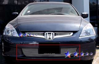   Honda Accord Sedan LX Lower Bumper Aluminum Billet Grille Grill Insert