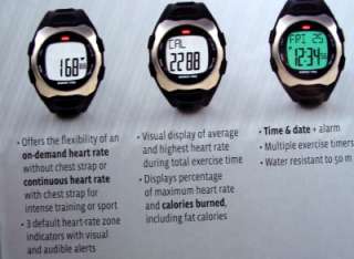 New MIO Energy PRO heart Rate ECG Watch + Chest Strap (Runners 