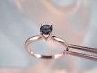 sapphire blue pinky or birthstone sterling ring sz 3 5