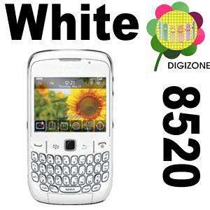 NEW BLACKBERRY CURVE 8520 UNLOCKED PHONE WHITE +GIFT CE  