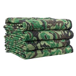 Camouflage Moving Blankets 72x80   65lbs/dz (4 Pack)  