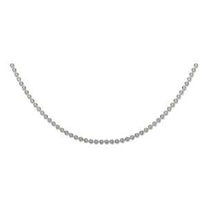   Silver 9.5 inch to 10.5 inch Adjustable 1mm Bead Chain Ankle Bracelet