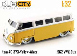 Jada 132 Diecast Dub City 1962 VW Bus  