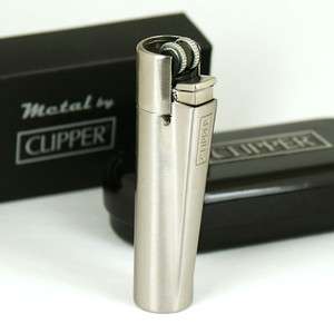 Original CLIPPER Flint Butane Cigarette Lighter Silver  