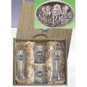  Wolves Deluxe Boxed Beer Glass Set