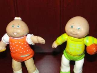 Cabbage Patch Doll Figures Vintage Toy PVC Poseable Lot of 8  