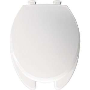  Bemis 1850EC000 Plastic Open Front With Cover Elongated Toilet Seat 