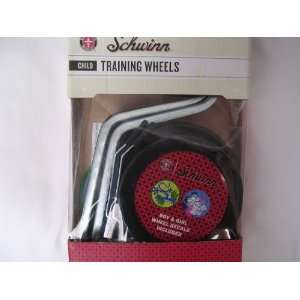 Training Wheels for Child Bicycle ; Boy & Girl Wheel Decals Included