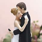Texting Bride and Groom Figurine Wedding Cake Topper Resin Cell Phone 