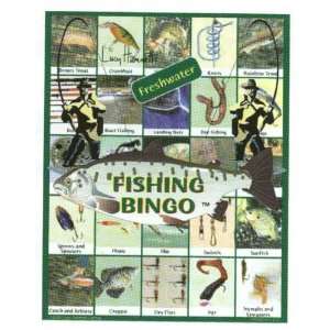  Fishing Bingo   42 Calling Cards with Info, 6 playing boards 