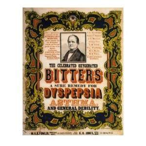  The Celebrated Oxygenated Bitters, c.1847 Giclee Poster 