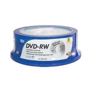   RW Rewritable Blank Media Discs Spindle, 4X/4.7GB/120Min Electronics