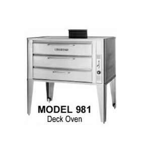  Blodgett 981 DOUBLE Gas Deck Oven  50,000 BTU, 42 x 32 