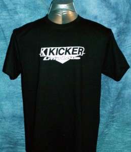 Kicker T Shirt Black In Color Car Audio Subwoofer  