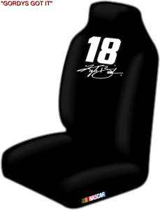 KYLE BUSCH CAR SEAT COVERS NASCAR **SET OF 2**  