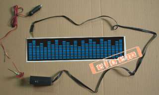 Sound music Activated Car Stickers/equalizer glow light  