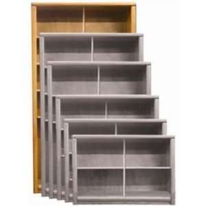   Deep 84 Inch Double Bookcase Available In 3 Colors