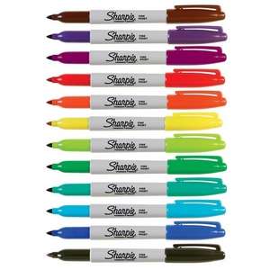   Point Marker   Assorted Ink   12 / Set   Cardscan 071641300729  